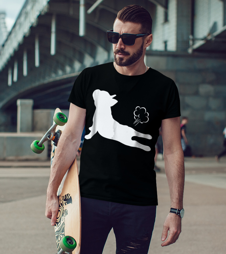 French Bulldog Yoga Exhale Pose Humor T-Shirt