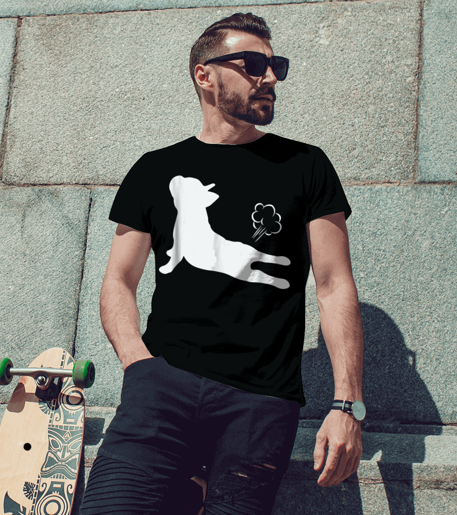 French Bulldog Yoga Exhale Pose Humor T-Shirt