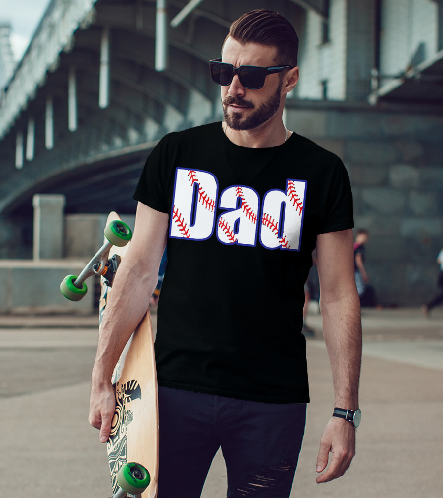 Dad Baseball Fun Father's Day Play T-Shirt