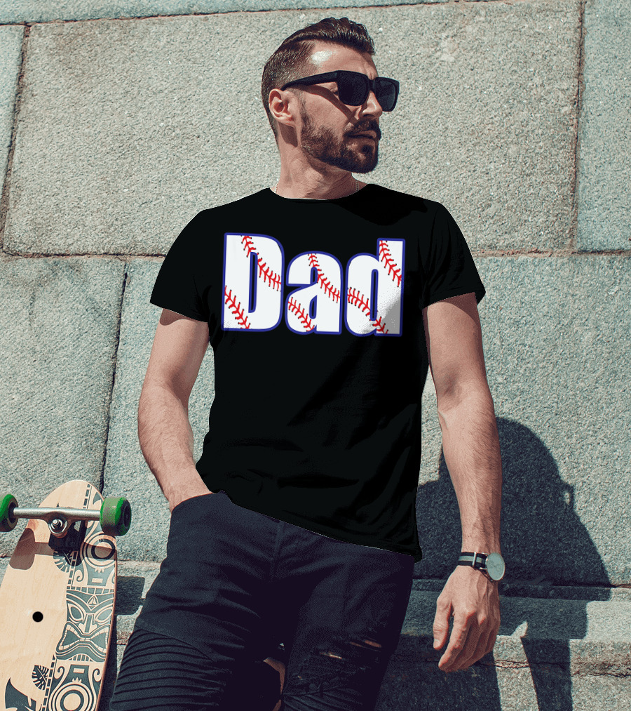 Dad Baseball Fun Father's Day Play T-Shirt