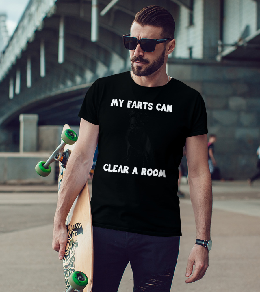 My Farts Can Clear A Room Boxer Dog T-Shirt