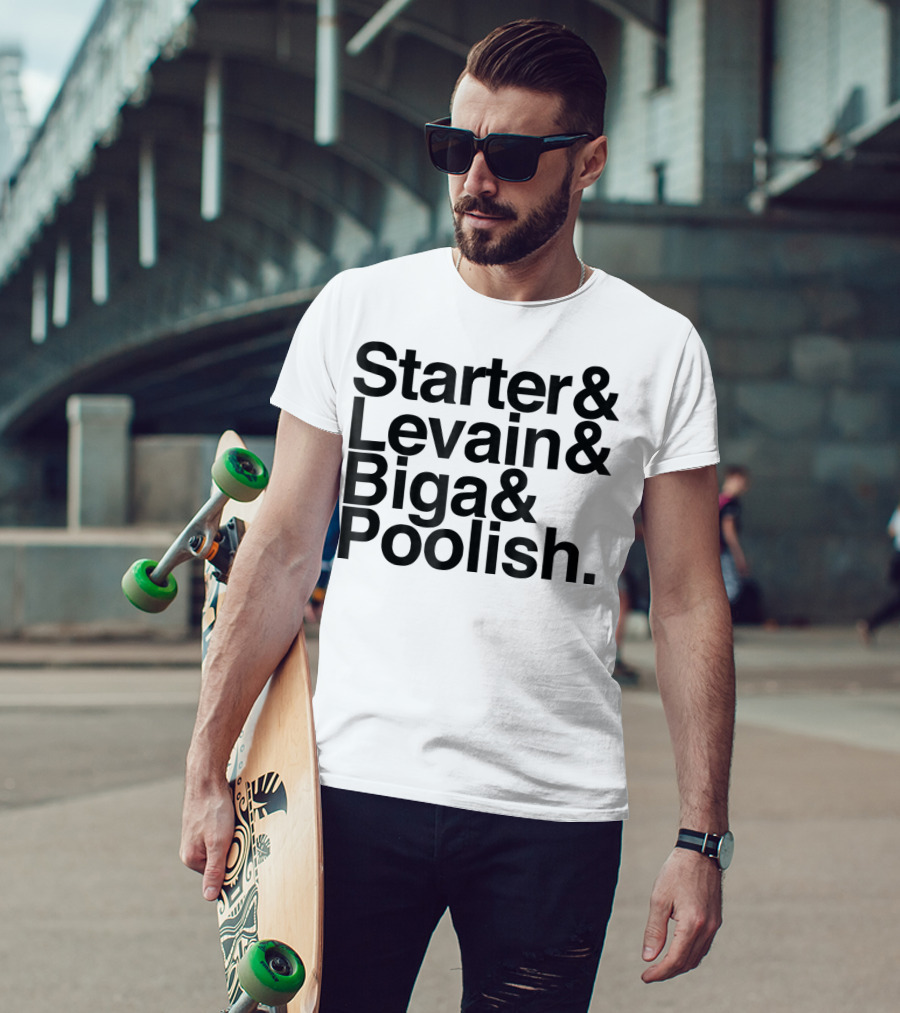 Starter Levain Biga Poolish Funny Sourdough T-Shirt