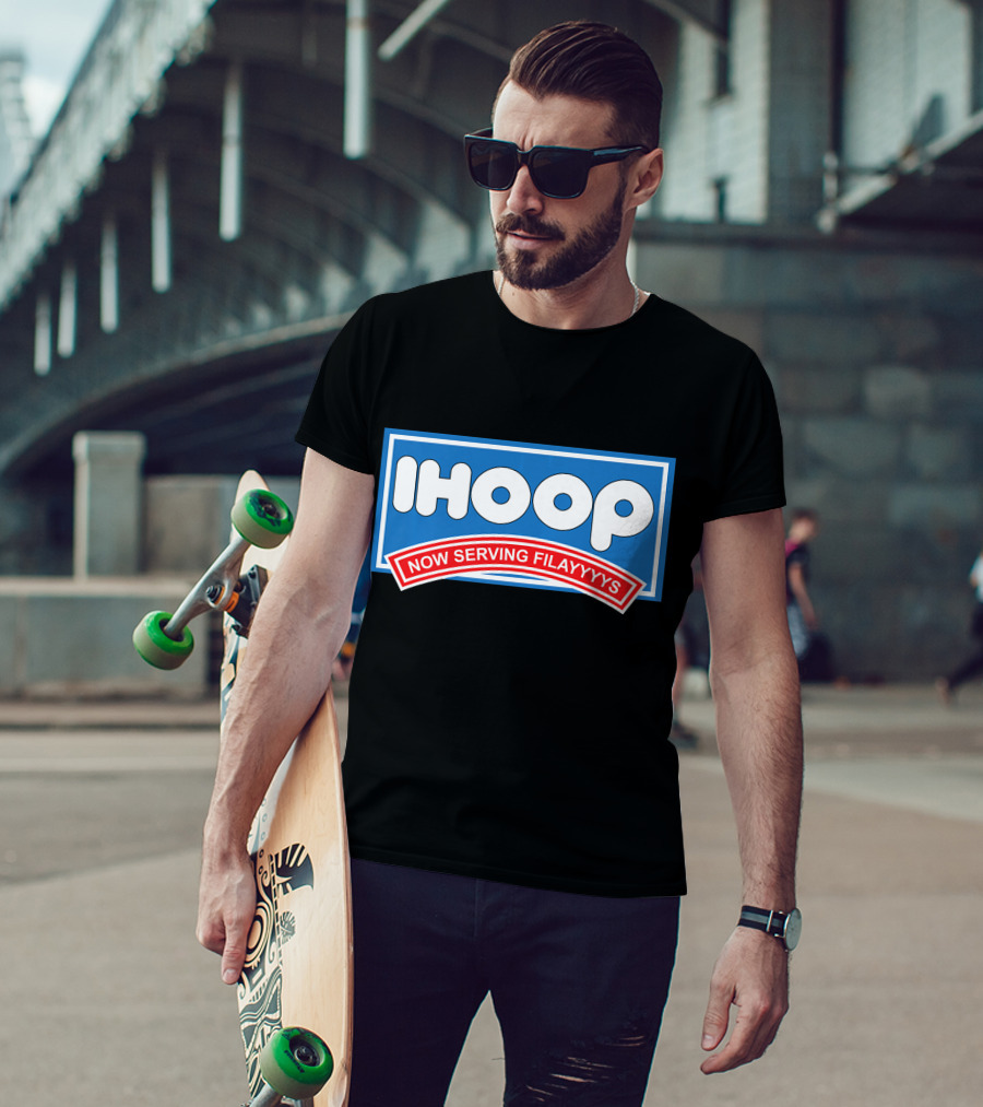 Ihoop Now Serving Filayyyys Basketball Spoof T-Shirt