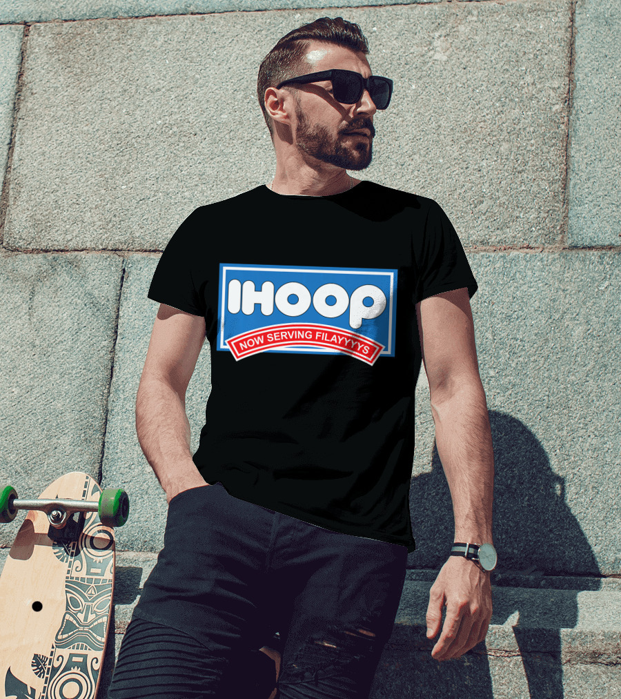 Ihoop Now Serving Filayyyys Basketball Spoof T-Shirt