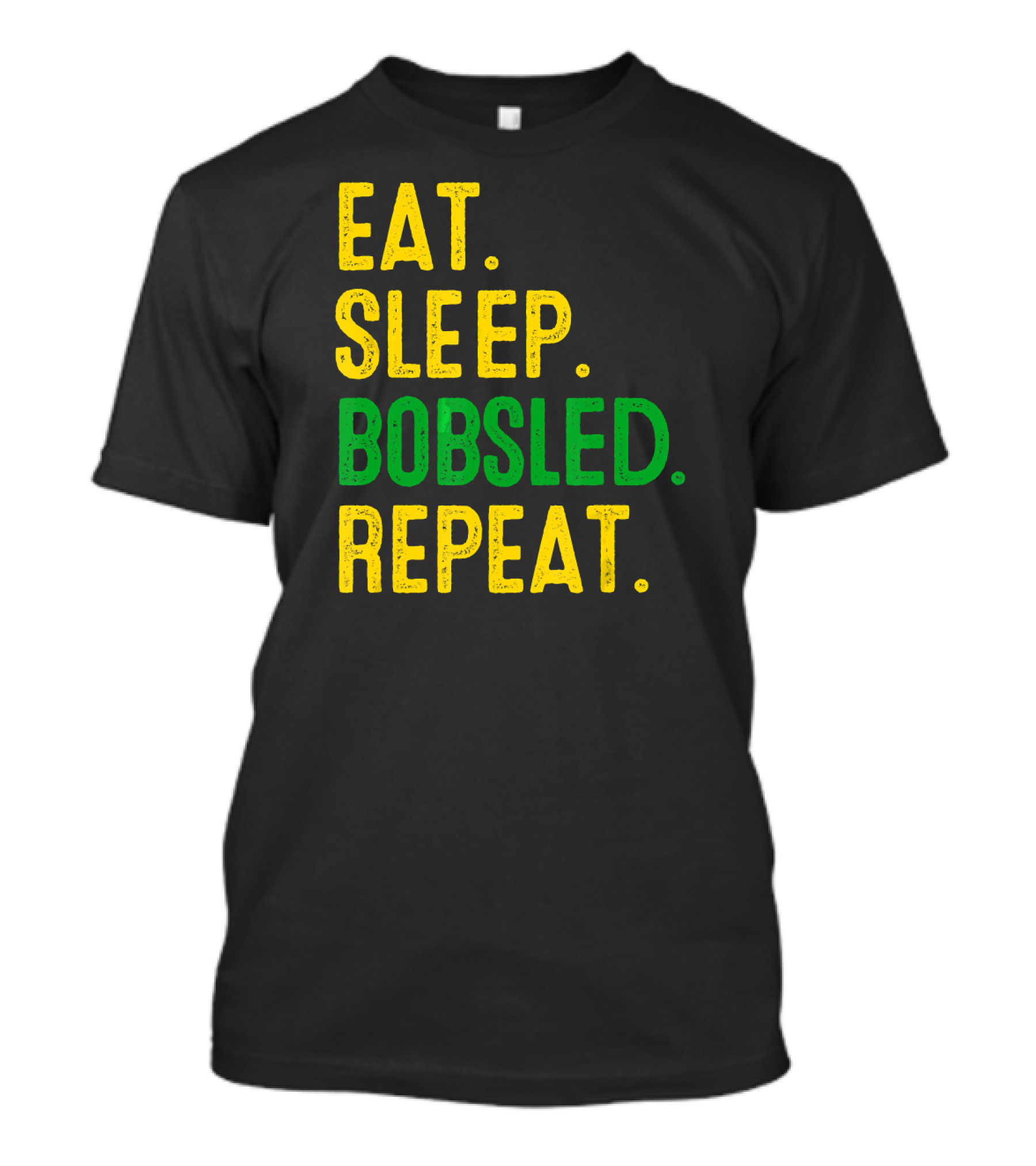 Eat Sleep Bobsled Repeat Jamaican Bobsled Team Novelty T-Shirt
