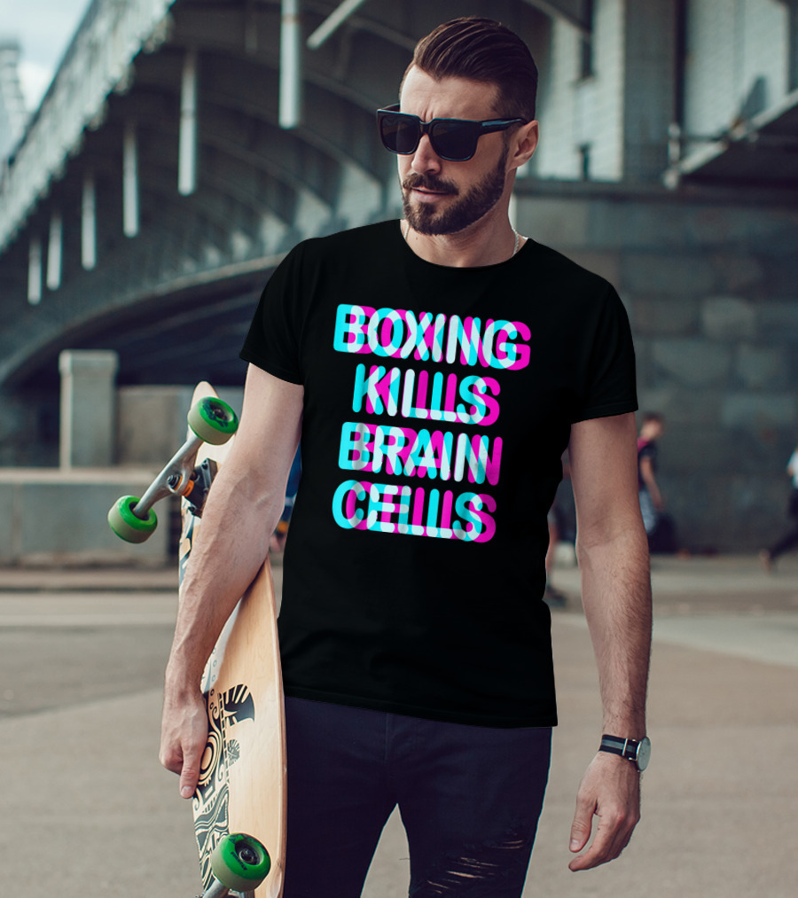 Boxing Kills Brain Cells Sparring T-Shirt