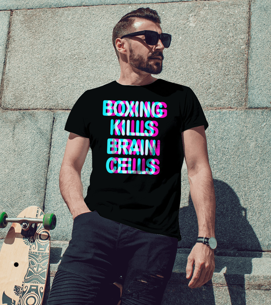 Boxing Kills Brain Cells Sparring T-Shirt