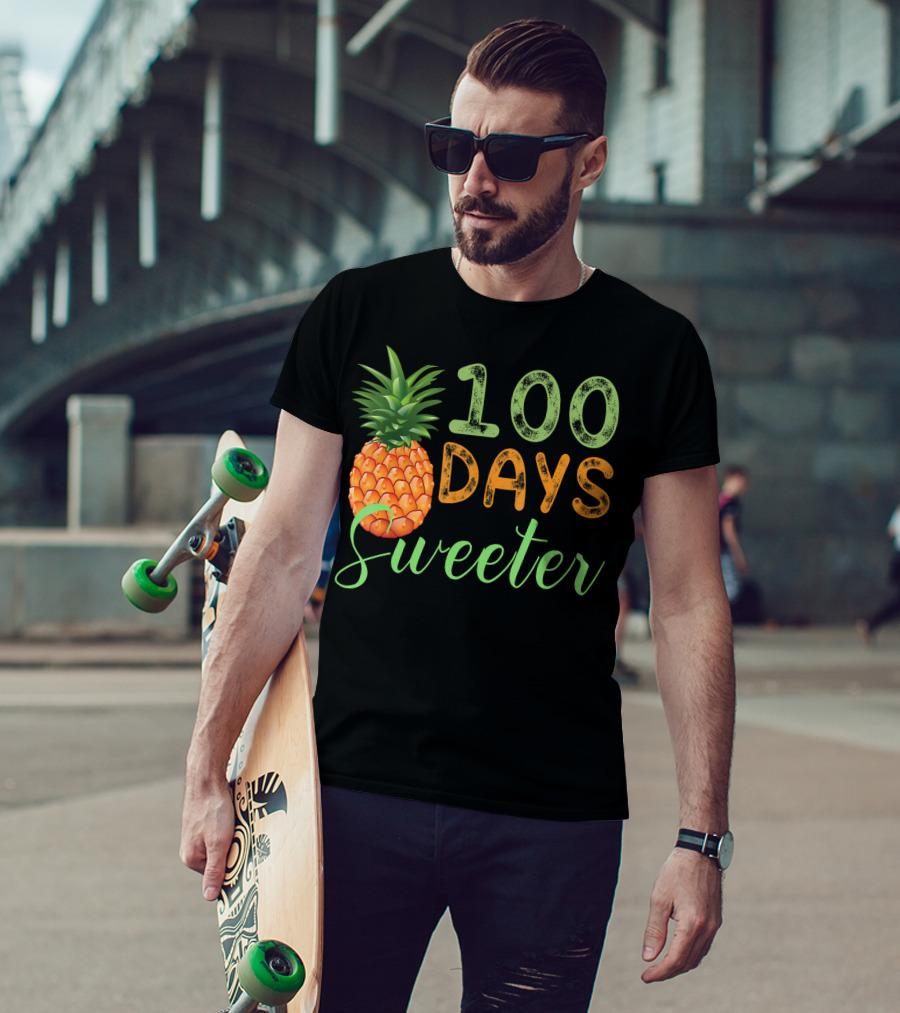 100 Days Sweeter Pineapple T-Shirt