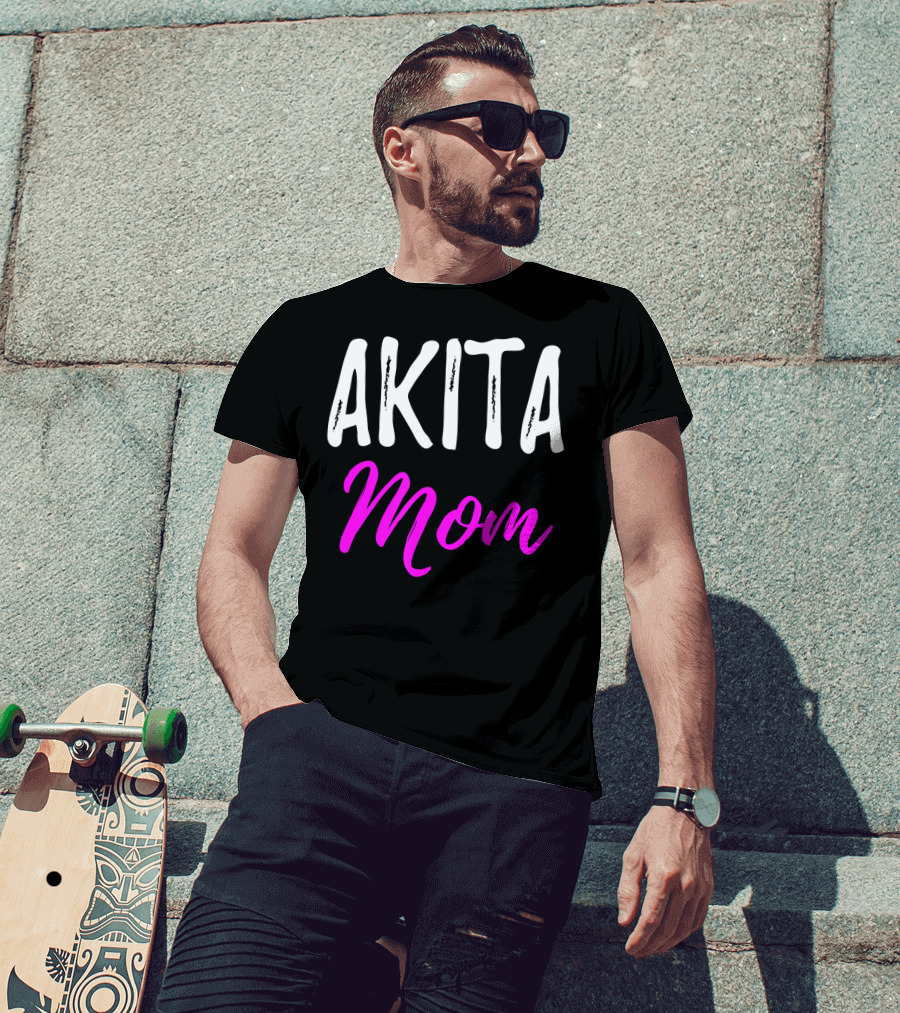 Akita Mom Funny Akita Dog T-Shirt