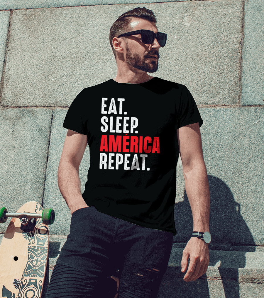 Eat Sleep América Repeat T-Shirt