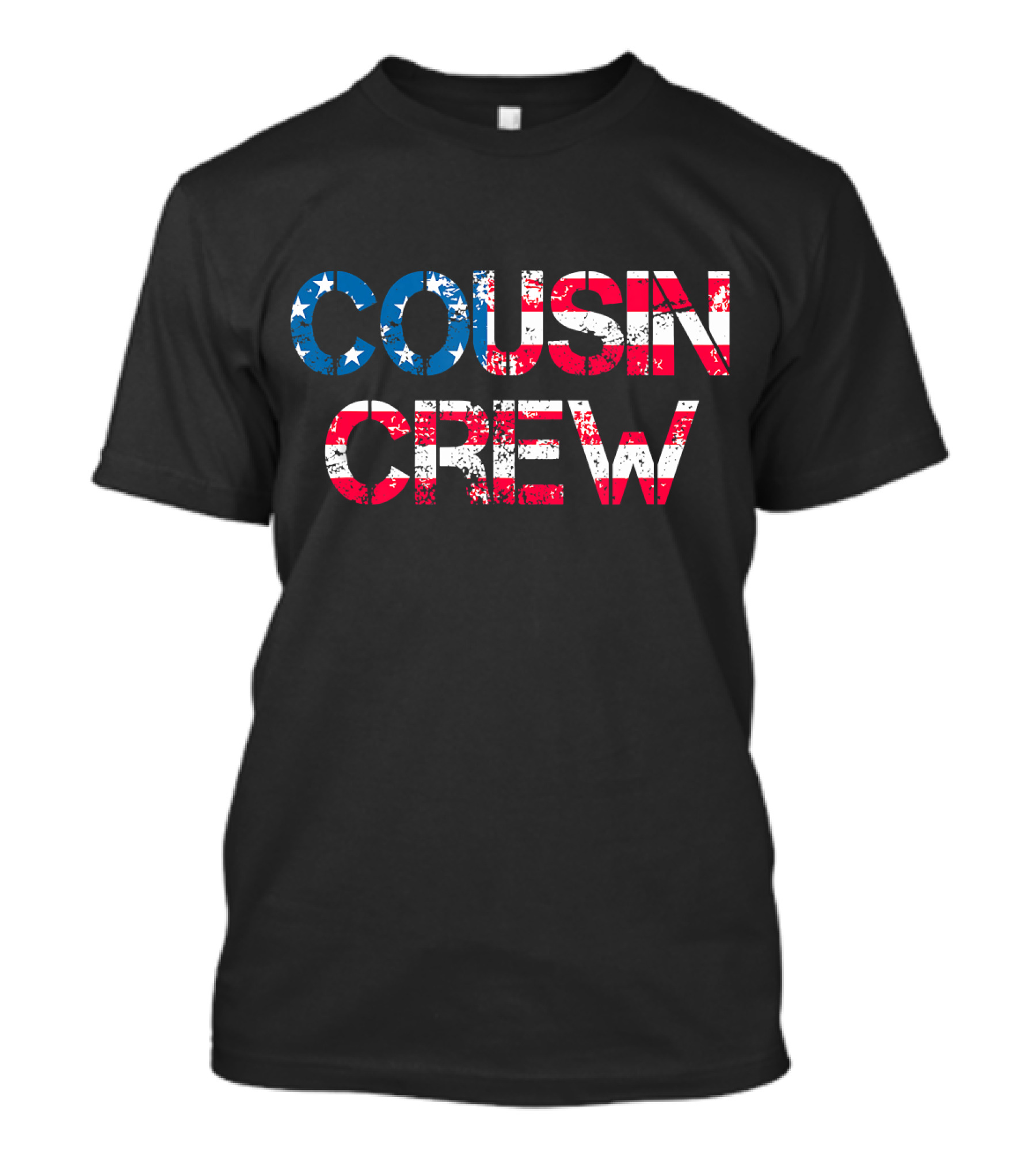 Cousin Crew Matching Fourth Of July Stars And Stripes Patriotic T-Shirt
