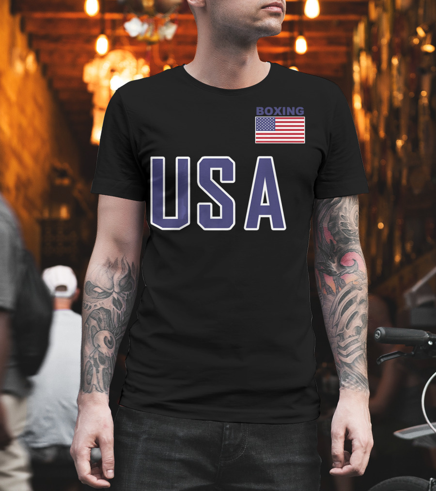USA Boxing Flag Equipment T-Shirt