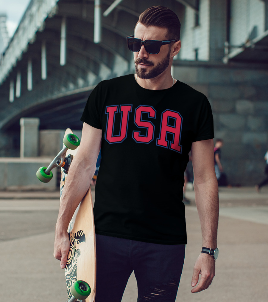 USA Patriotic American Women Men T-Shirt