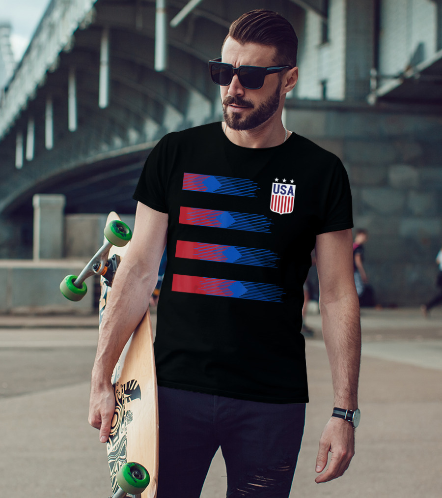 USA Soccer Cheer Women Men Kids T-Shirt