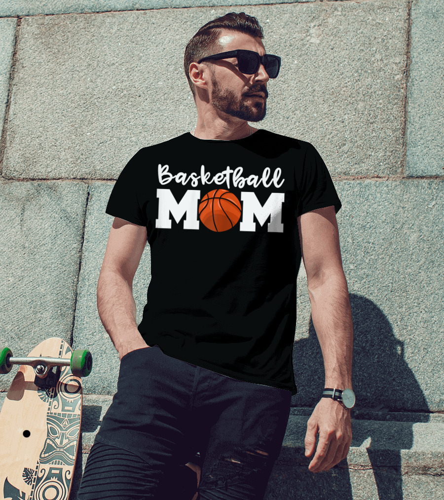Basketball Mom Cute Player Mama T-Shirt