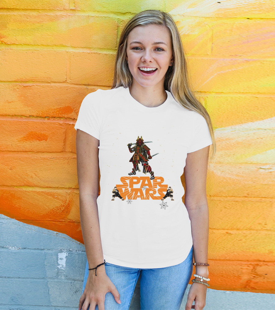 Spar Wars Samurai Kick Boxing Taekwondo MMA T-Shirt