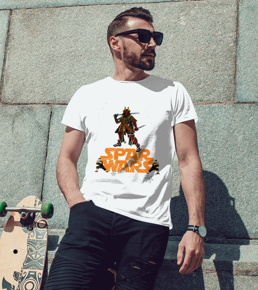 Spar Wars Samurai Kick Boxing Taekwondo MMA T-Shirt