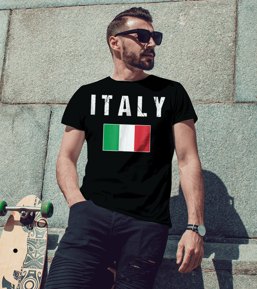 Italy Italian Flag Italia Me T-Shirt
