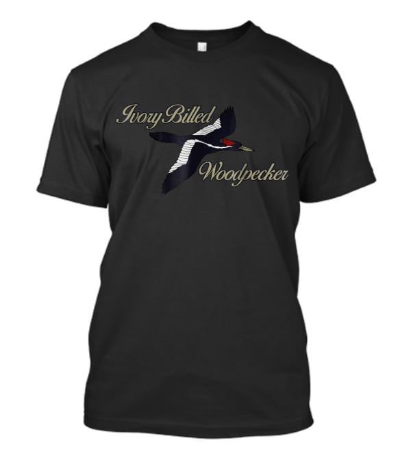 Ivory Billed Woodpecker Bird Flying T-Shirt