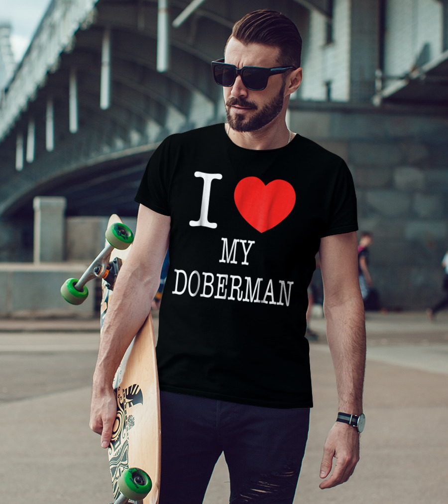 I Heart My Doberman T-Shirt