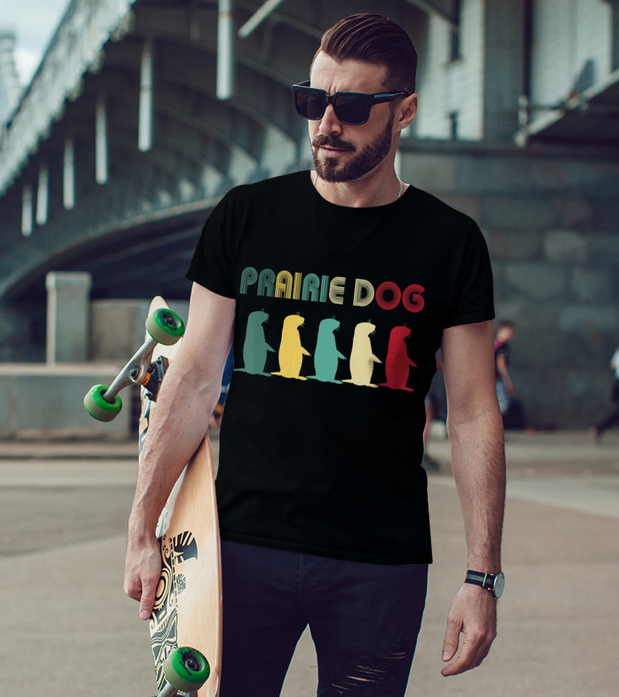 Vintage Prairie Dog Retro T-Shirt