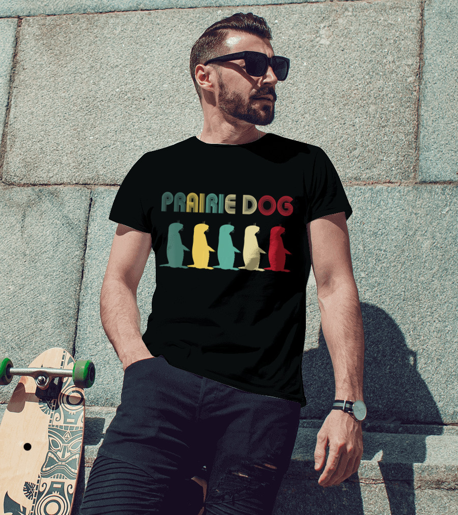 Vintage Prairie Dog Retro T-Shirt