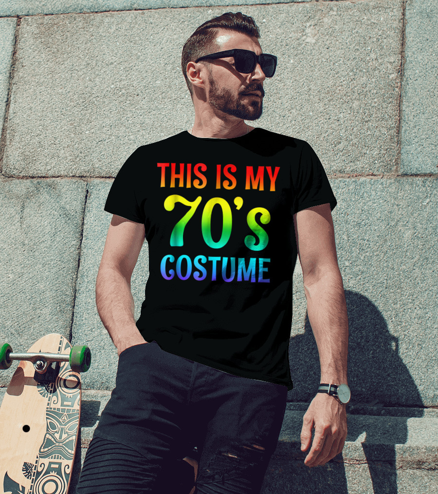 This Is My 70's Costume Halloween 1970s T-Shirt