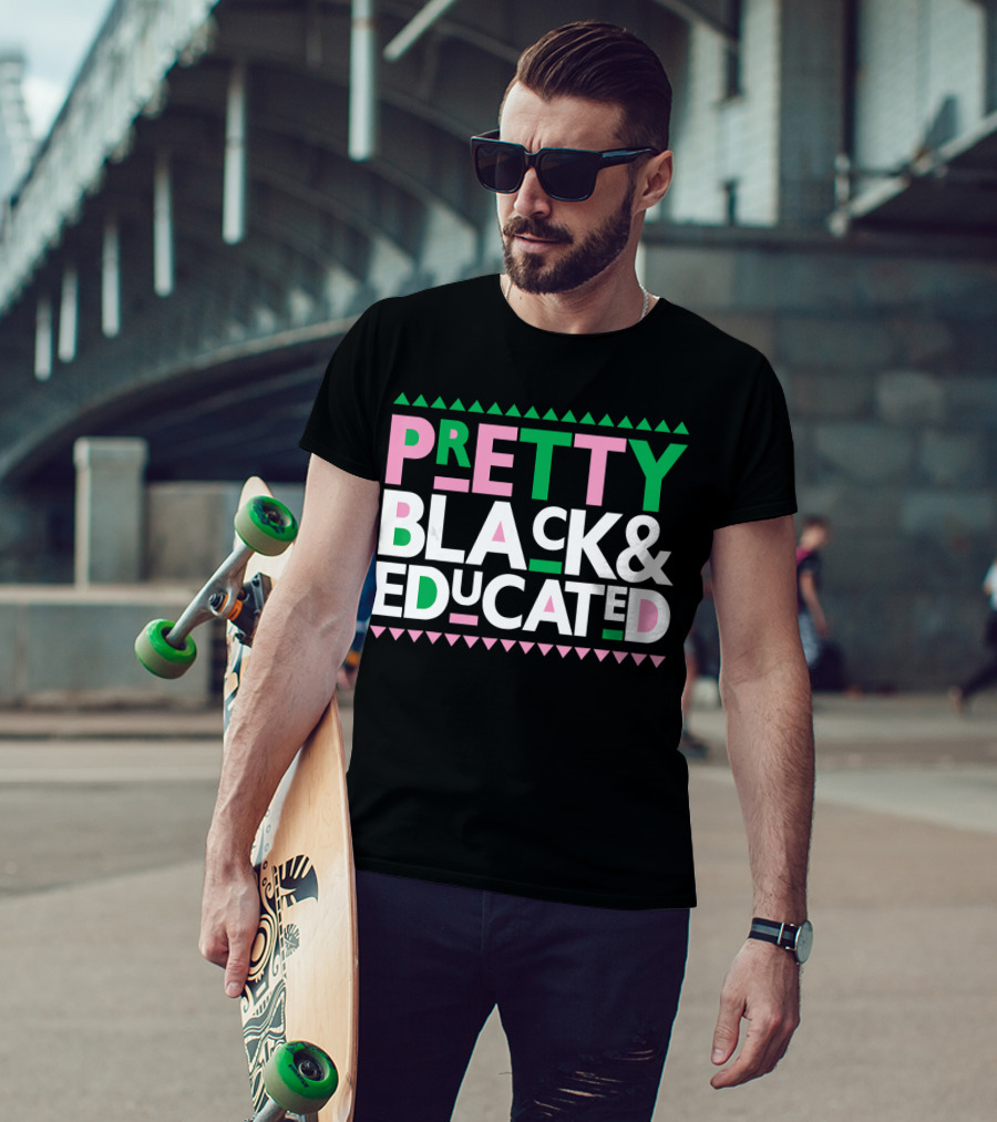 Pretty Black And Educated AKA Sorority T-Shirt