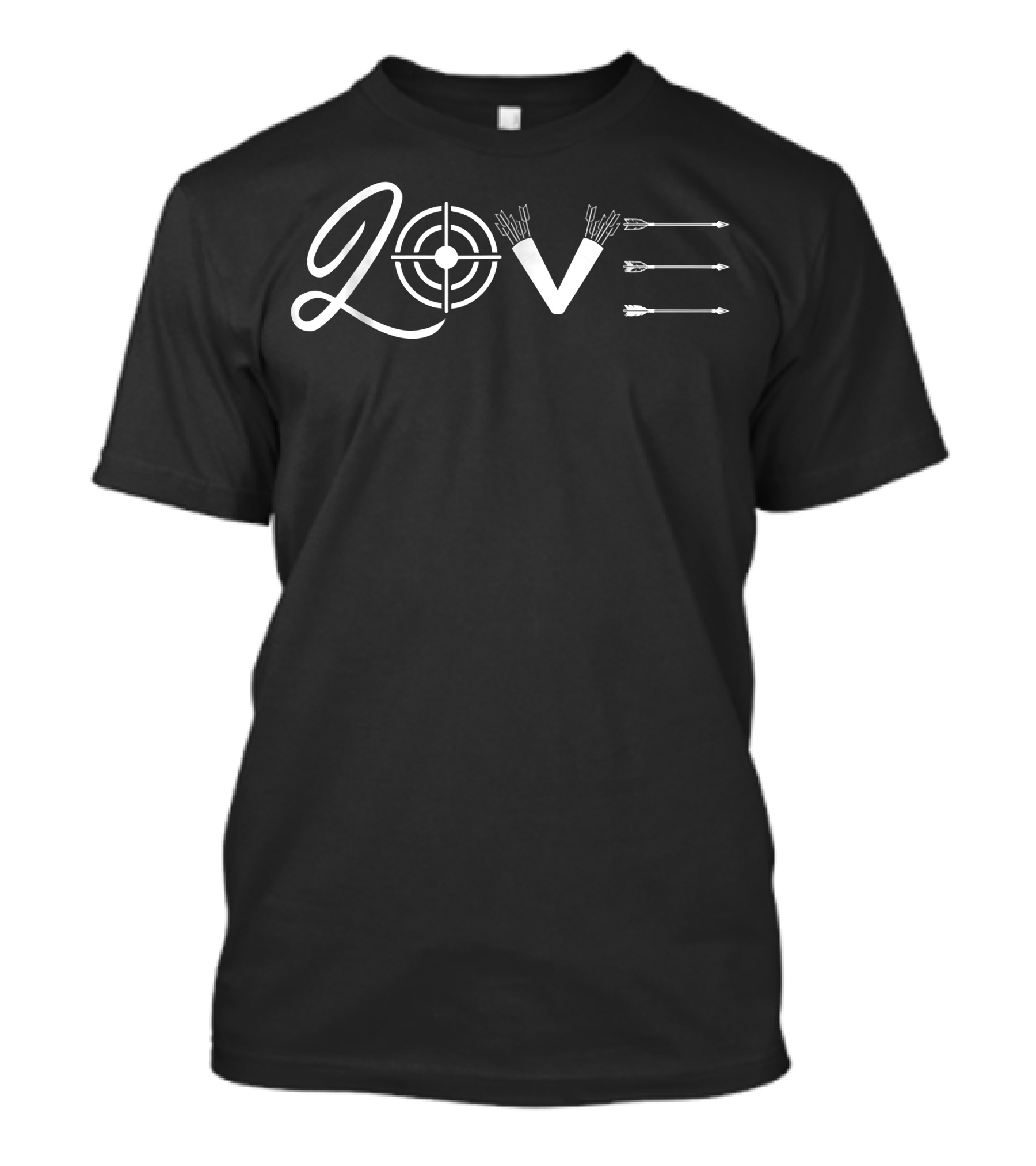 Love Target Arrows Archery T-Shirt