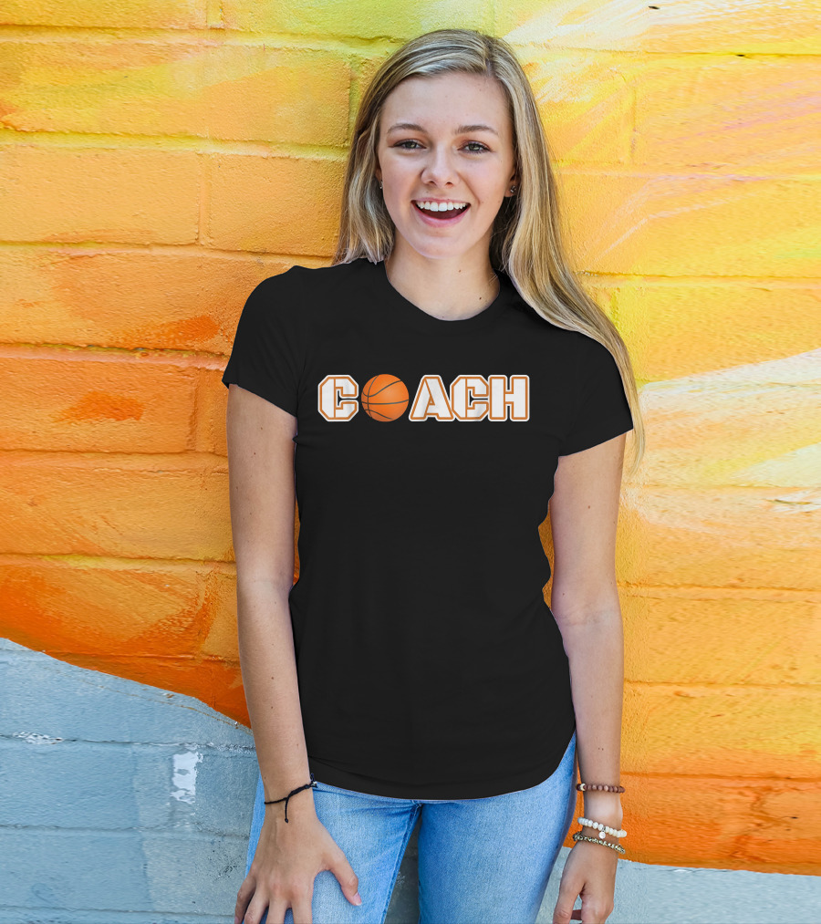 Coach Basketball Ball Coach T-Shirt
