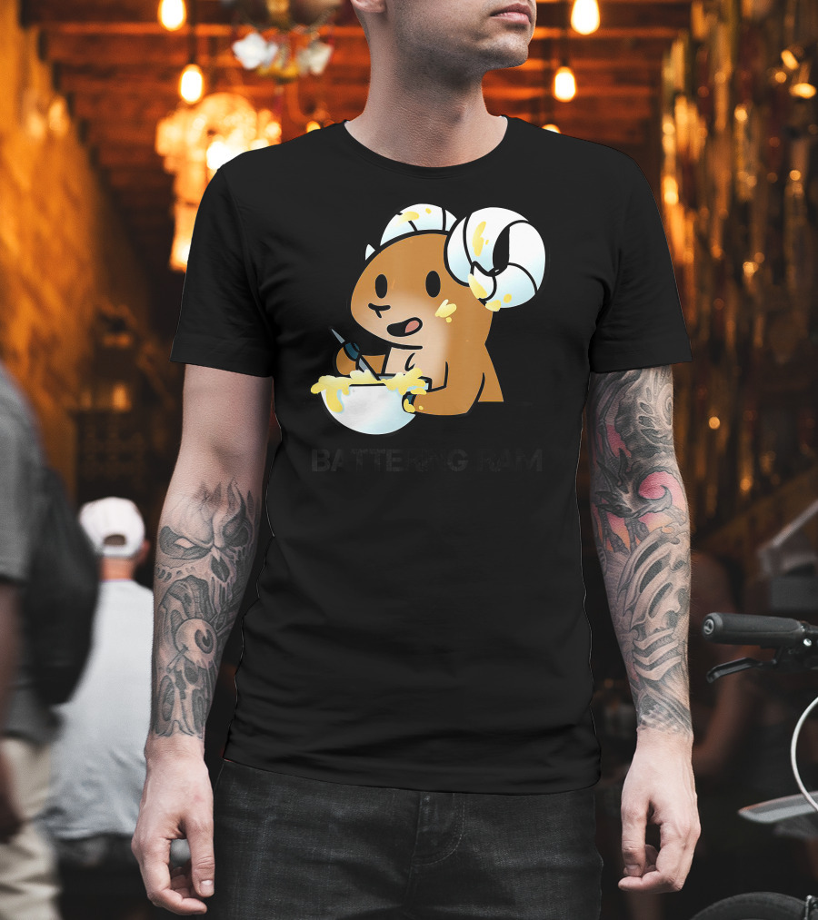 Battering Ram Funny Baking Me Ram Mixing Bowl T-Shirt