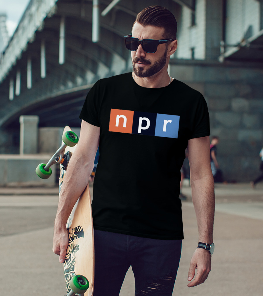 Npr Logo Block Lettering T-Shirt