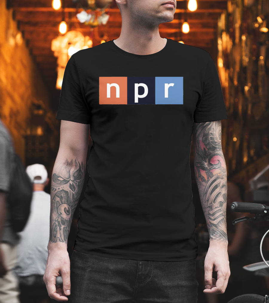npr Logo Block Lettering T-Shirt