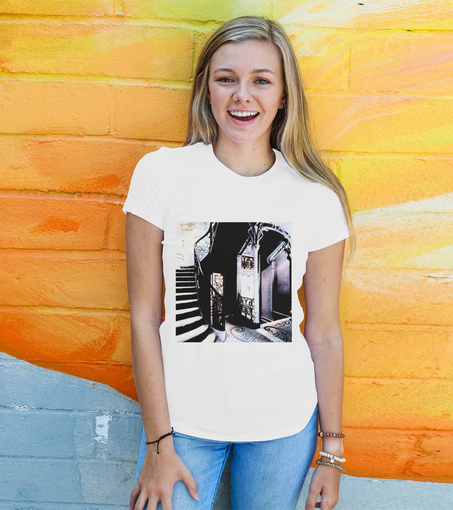 Cocteau Twins Heaven Or Las Vegas Art Nouveau Staircase T-Shirt