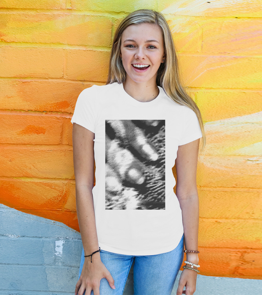 Cocteau Twins 18 Monochrome Abstract Texture T-Shirt