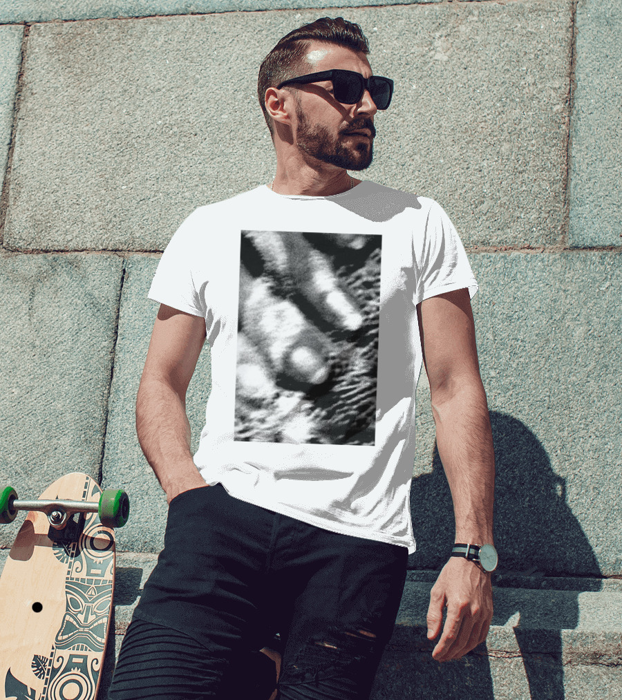 Cocteau Twins 18 Monochrome Abstract Texture T-Shirt