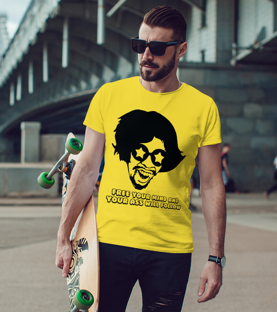 Free Your Mind And Your Ass Will Follow Funkadelic Bootsy Collins T-Shirt