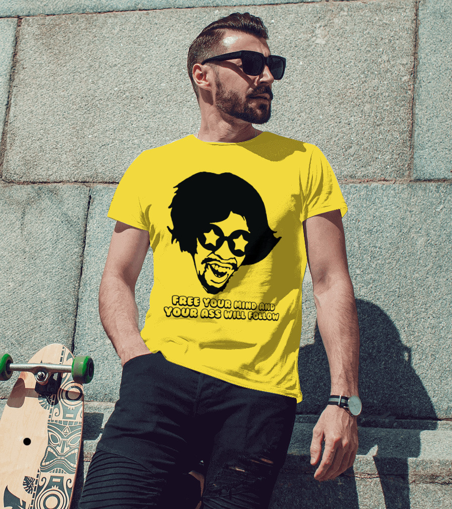 Free Your Mind And Your Ass Will Follow Funkadelic Bootsy Collins T-Shirt