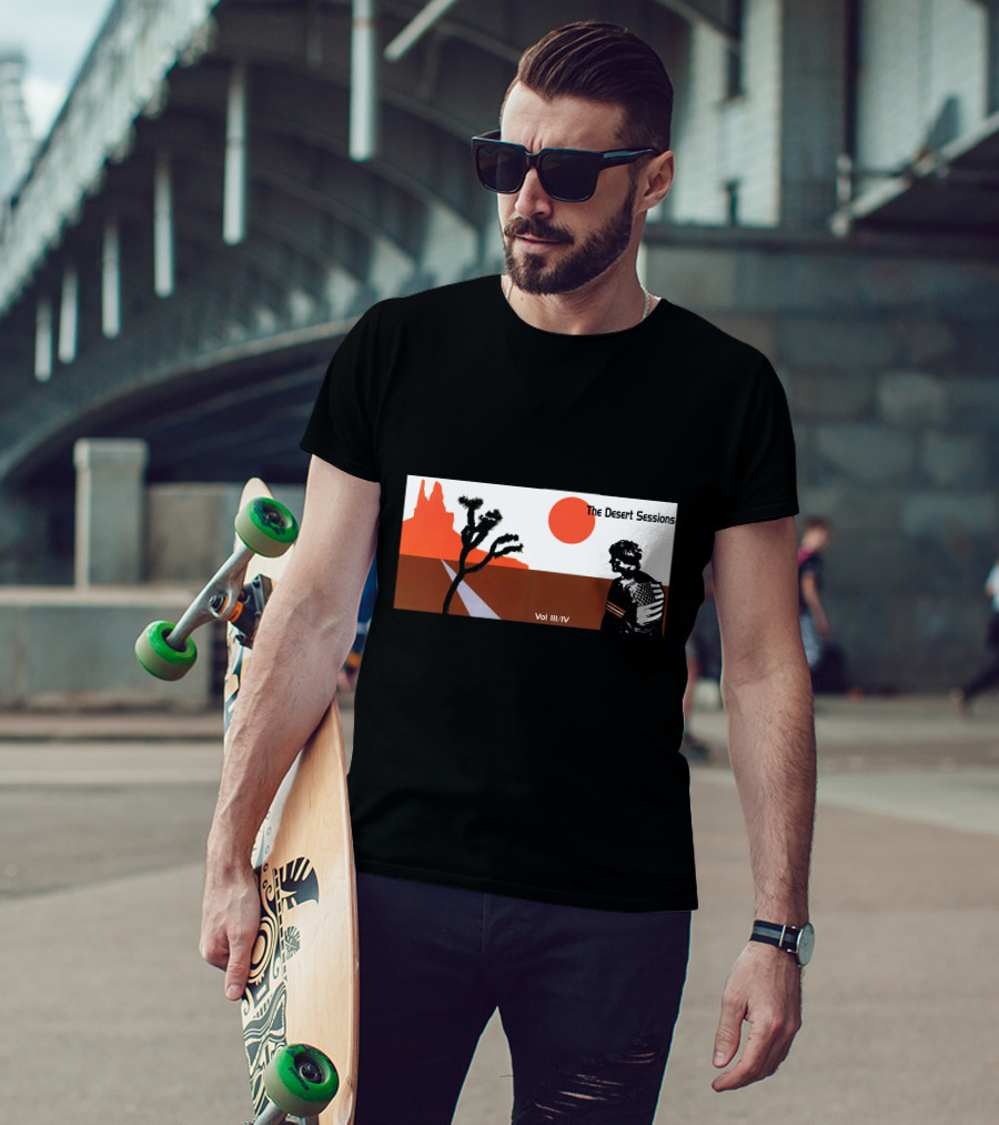 The Desert Sessions Vol III/IV Red Sun Joshua Tree T-Shirt