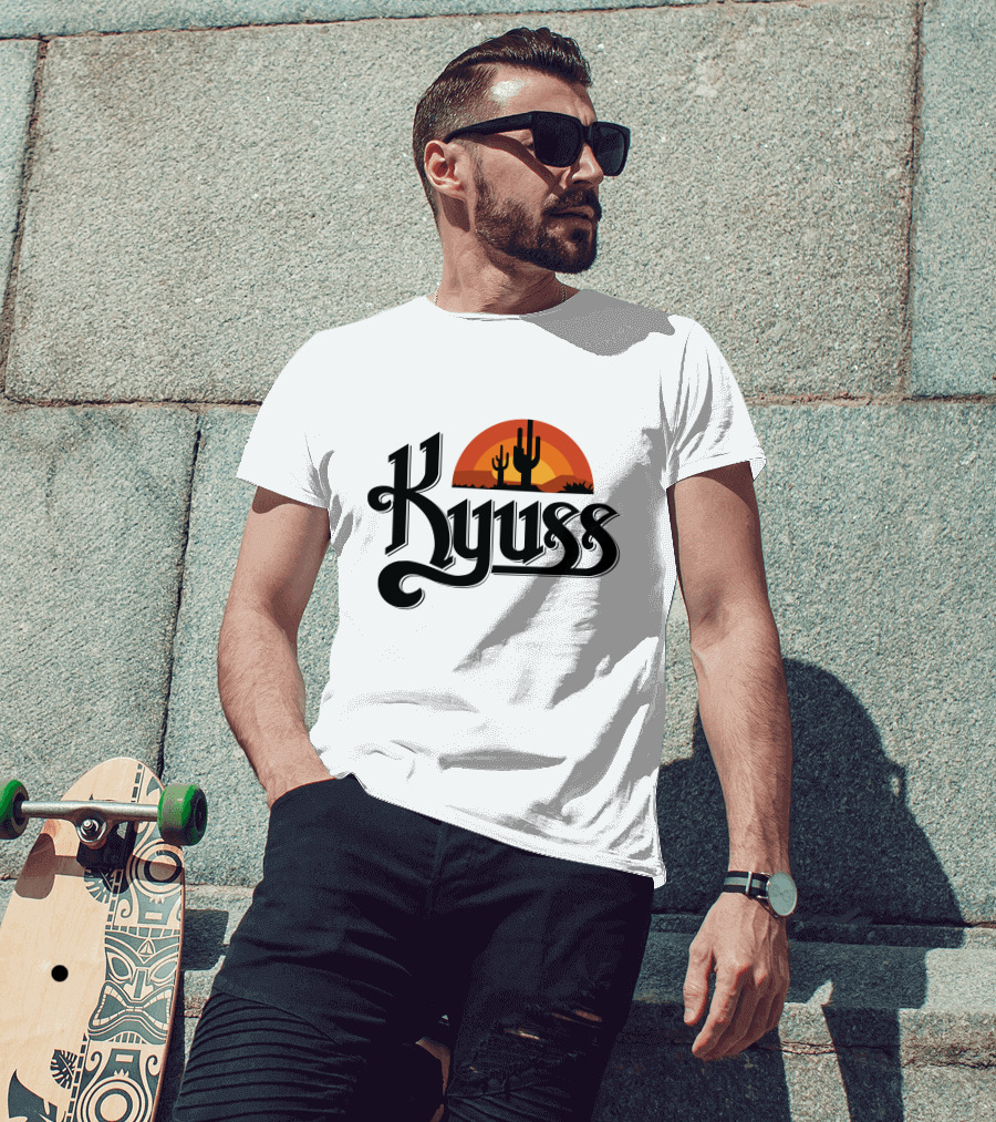 Kyuss Rock Metal Desert Sunset Stoner Hard T-Shirt
