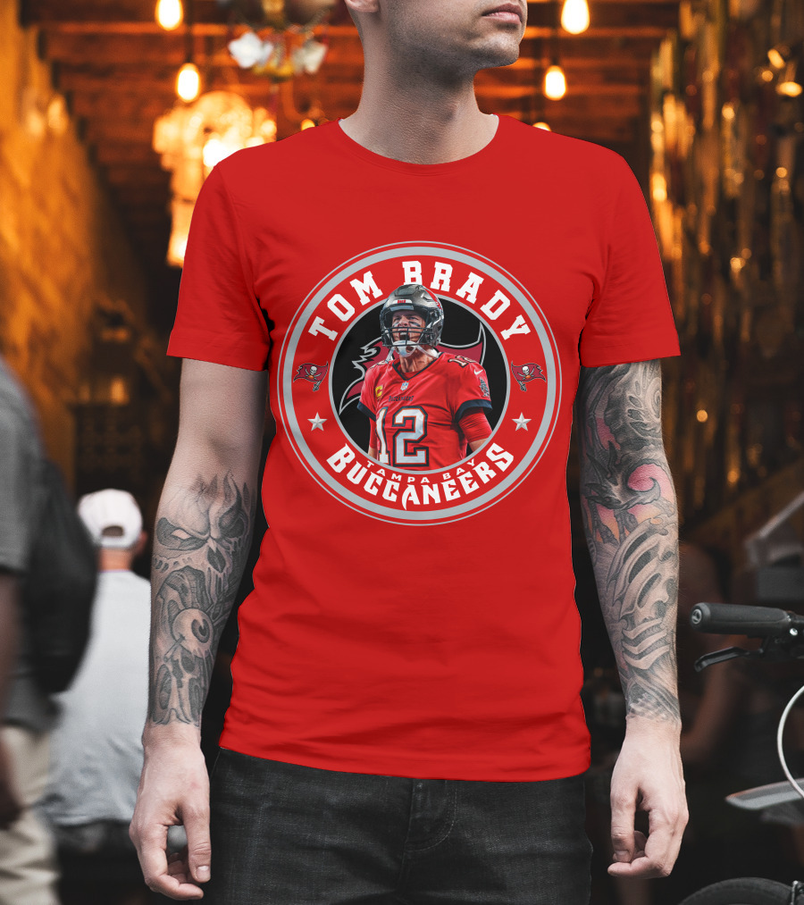 Tom Brady Tampa Bay Buccaneers Number 12 Fan T-Shirt