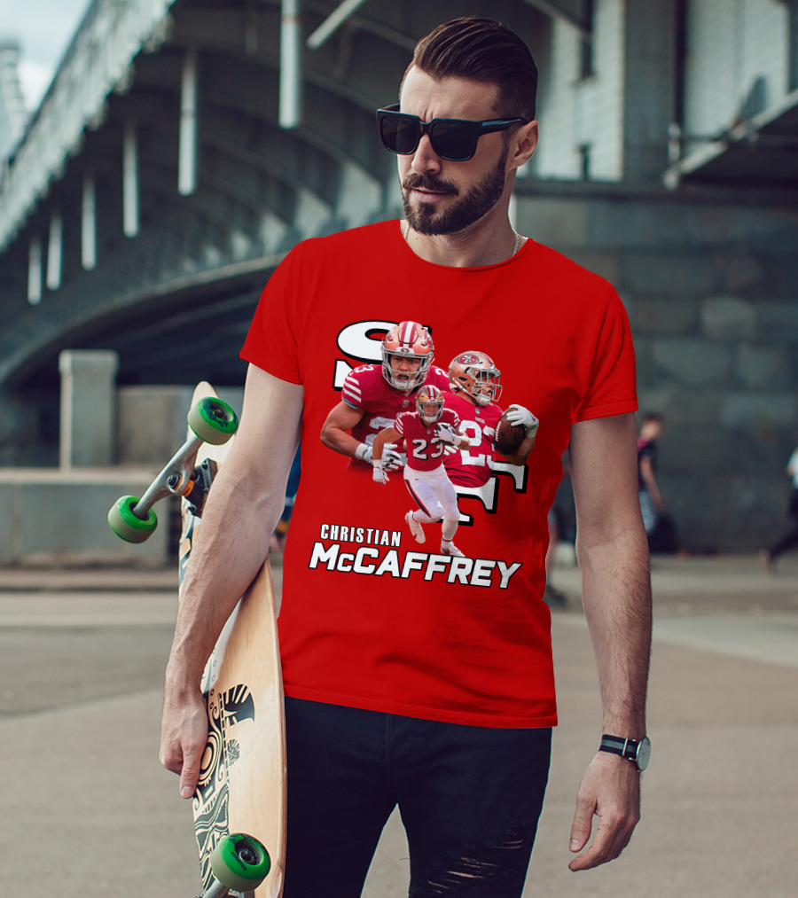 Christian McCaffrey 49ers Football Number 23 T-Shirt