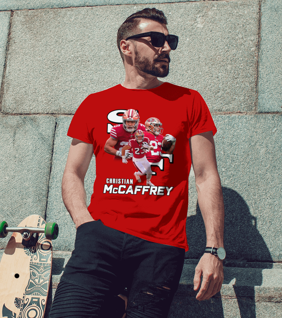 Christian McCaffrey 49ers Football Number 23 T-Shirt