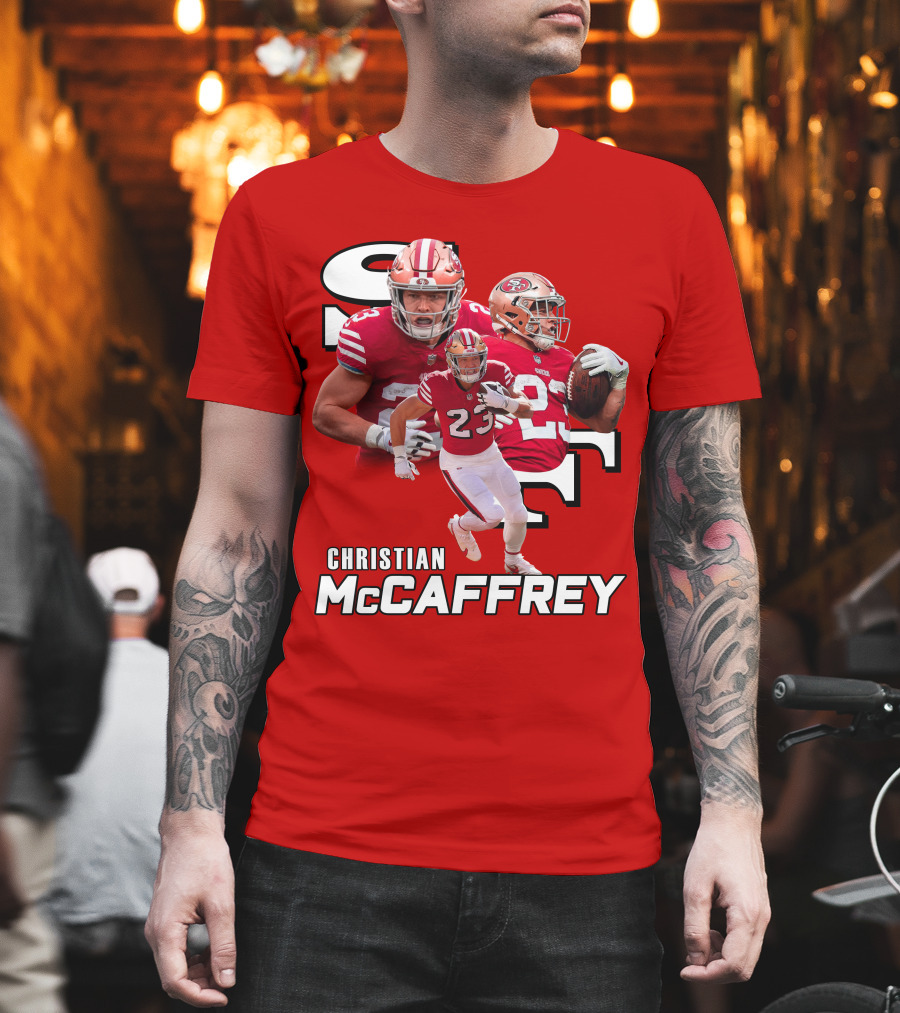 Christian McCaffrey 49ers Football Number 23 T-Shirt