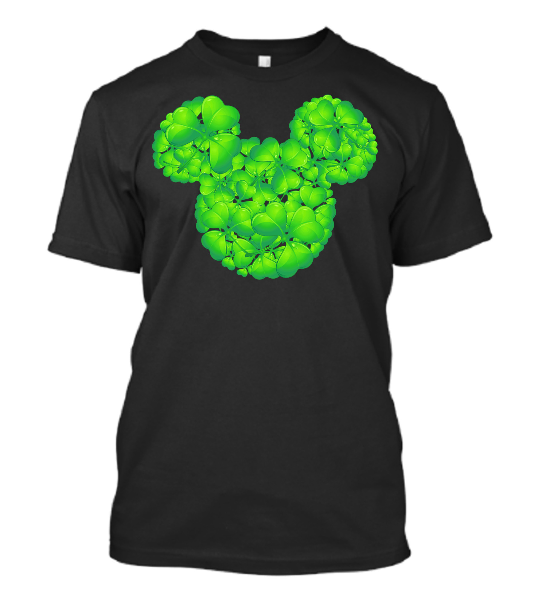 Mickey Shamrocks Clover Head T-Shirt