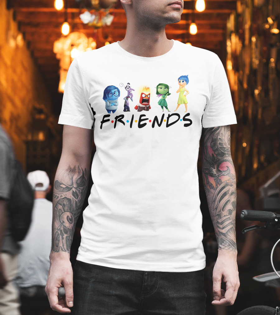 Friends Inside Out Characters T-Shirt