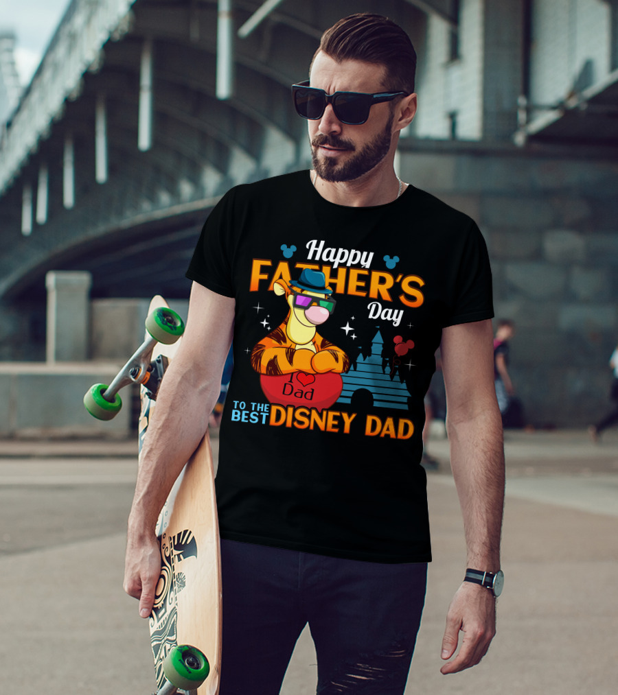 Happy Father's Day Tigger Disney Dad T-Shirt