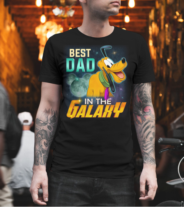 BEST DAD PLUTO IN THE GALAXY T-Shirt BEST DAD PLUTO IN THE GALAXY T-Shirt