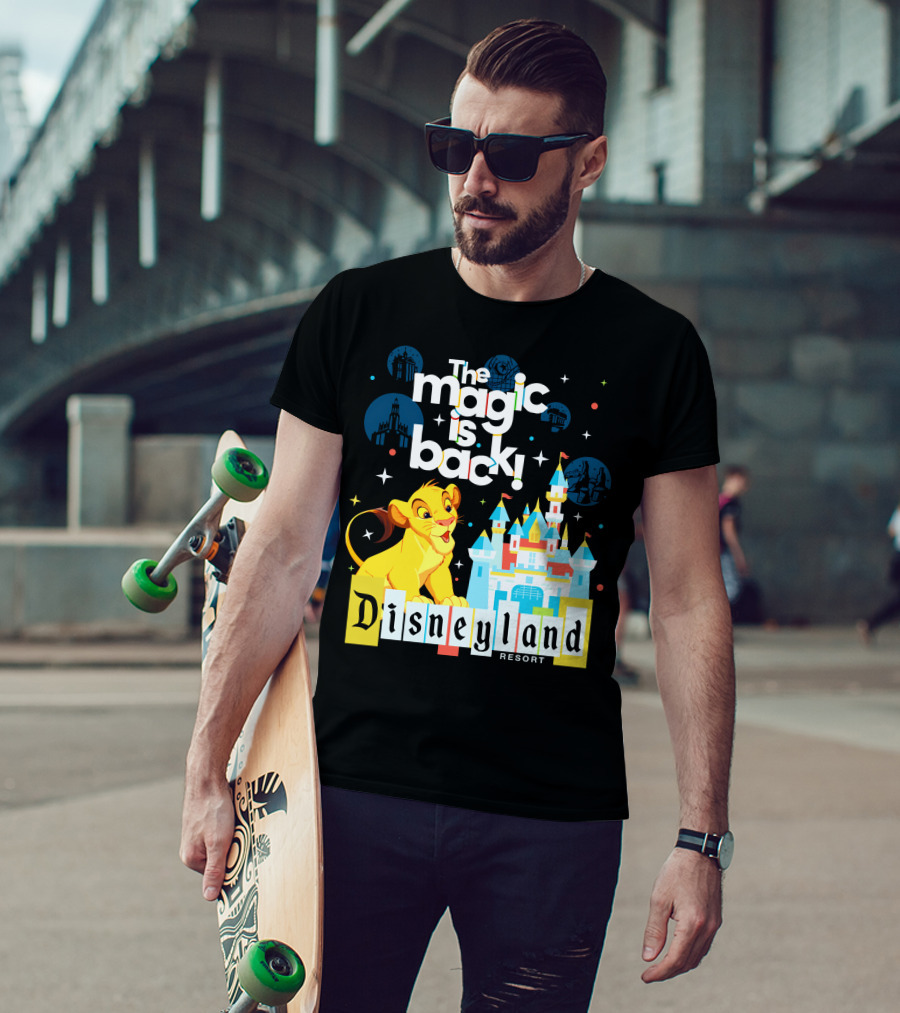 The Magic Is Back Disneyland Resort Simba Lion King T-Shirt
