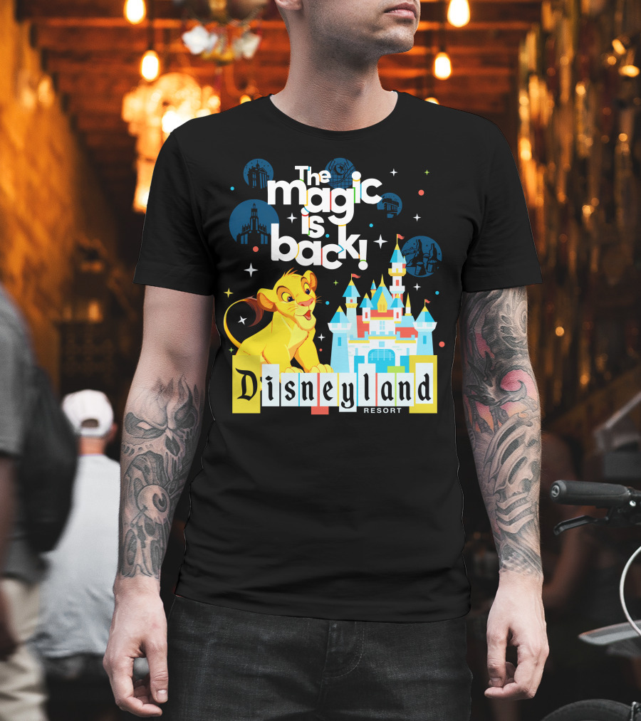 The Magic Is Back Disneyland Resort Simba Lion King T-Shirt